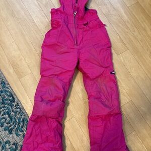 Lands' End Kids Bright Pink Snowpants